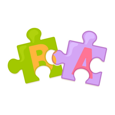 School puzzles for childrenのイラスト素材