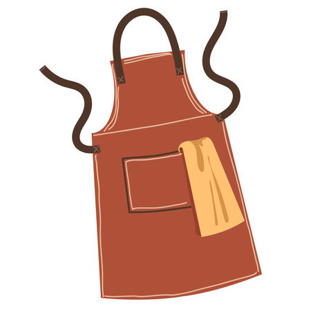 Protective clothing for work garden apron handのイラスト素材