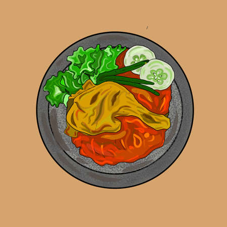 Indonesian cuisine is one of the richest culinary traditions in the world, and is full of strong flavors.の写真素材