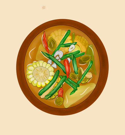 Indonesian cuisine is one of the richest culinary traditions in the world, and is full of strong flavors.の写真素材