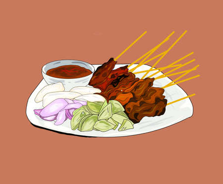 Indonesian cuisine is one of the richest culinary traditions in the world, and is full of strong flavors.の写真素材