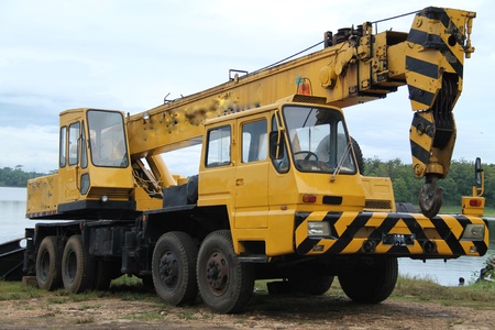 Industrial equipment : drilling dredging machine largest.の写真素材