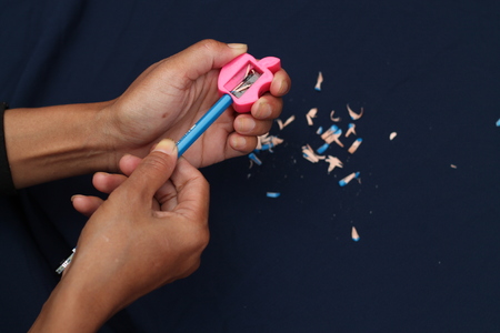 sharpen the pencilの写真素材