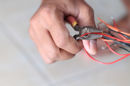 repair electrical installationの写真素材