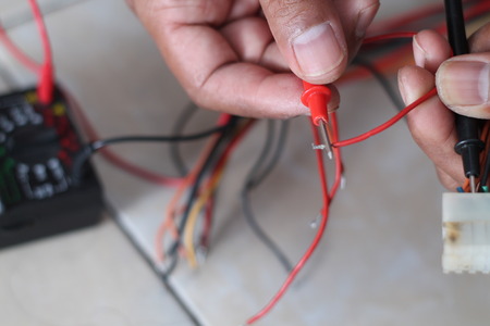 repair electrical installationの写真素材