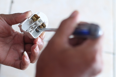 repair electrical installationの写真素材