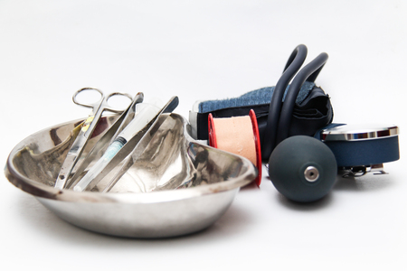 medical equipment isolatedの写真素材