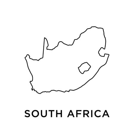 South Africa map vector design templateのイラスト素材