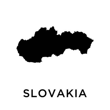 Slovakia map vector design templateのイラスト素材