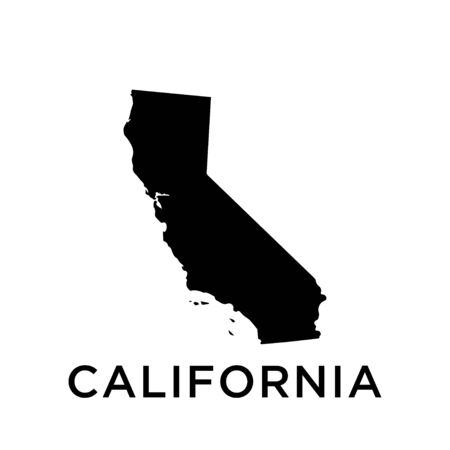 California map vector design templateのイラスト素材