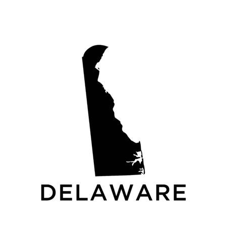 Delaware map vector design templateのイラスト素材