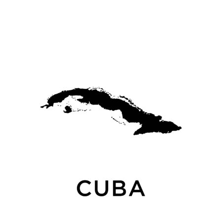 Cuba map vector design templateのイラスト素材