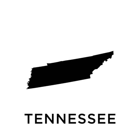 Tennessee map vector design templateのイラスト素材