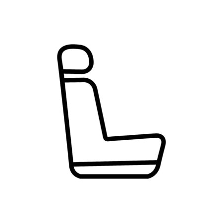 Car seat icon vector design trendyのイラスト素材