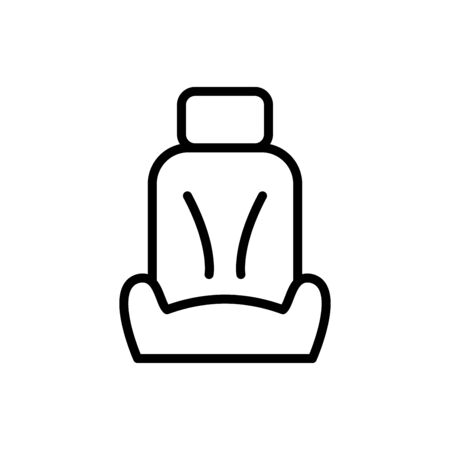 Car seat icon vector design trendyのイラスト素材
