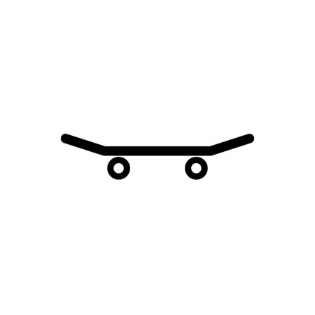 Skateboard icon flat vector template design trendyのイラスト素材