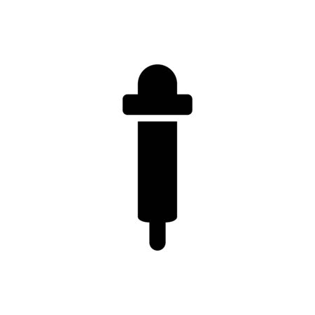 Pipette icon flat vector template design trendyのイラスト素材