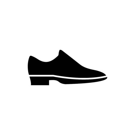 Men shoes icon flat vector template design trendyのイラスト素材