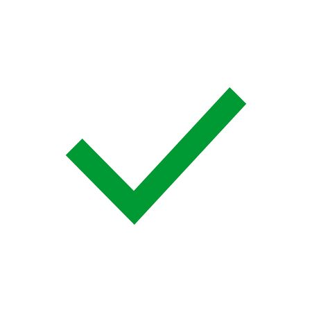 Checkmark icon flat vector template design trendyのイラスト素材