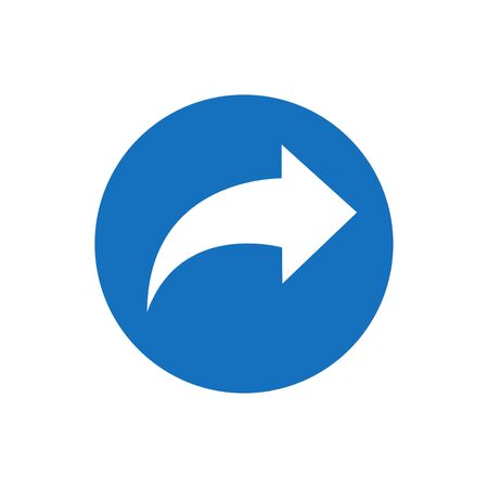 Share icon flat vector template design trendyのイラスト素材