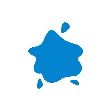 Water drop icon flat vector template design trendyのイラスト素材