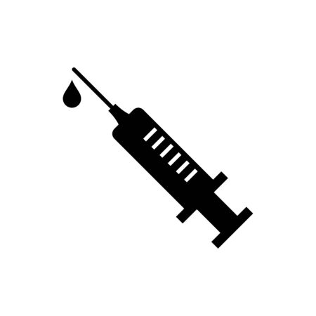 Syringe icon vector design trendyのイラスト素材