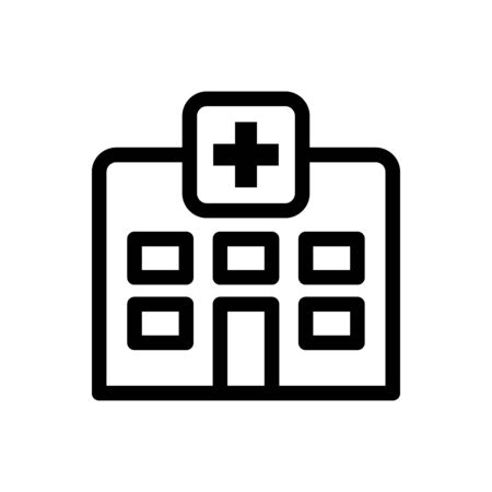 Hospital icon vector design trendyのイラスト素材