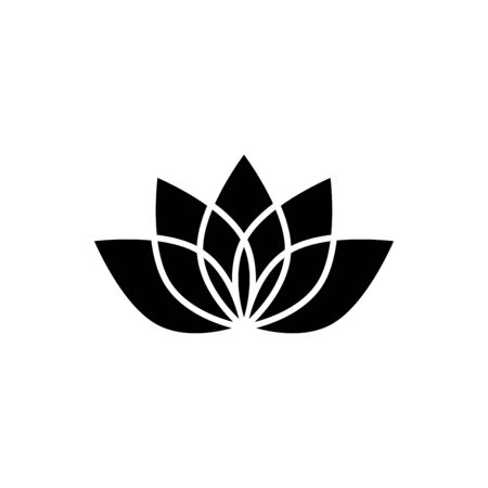 Lotus icon trendyのイラスト素材