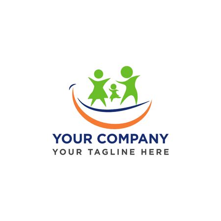 Company logo icon vector trendyのイラスト素材