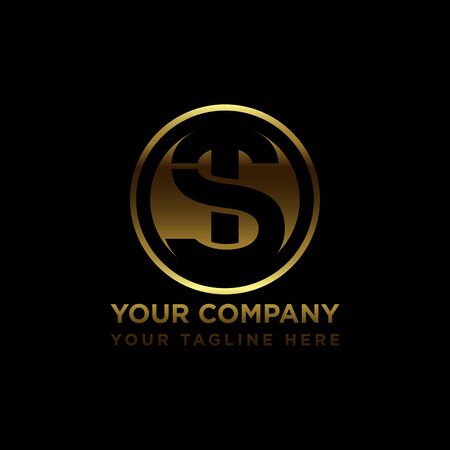 Company logo icon vector trendyのイラスト素材