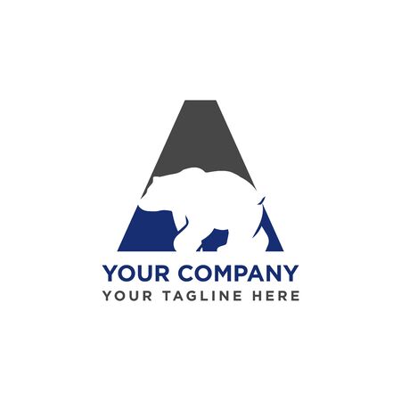 Company logo icon vector trendyのイラスト素材