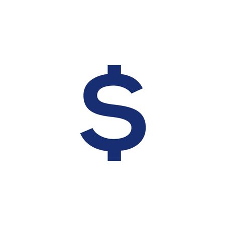 Dollar money icon vector template design trendyのイラスト素材