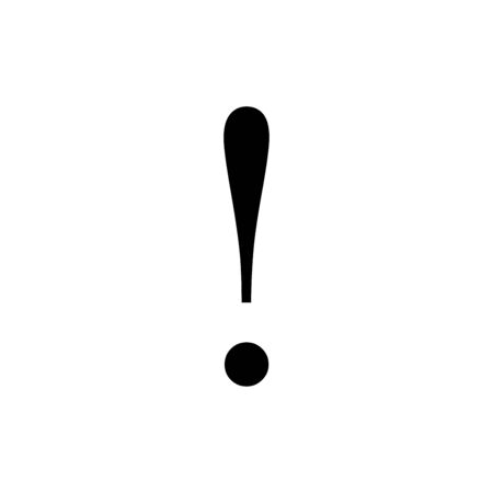 Exclamation mark signageのイラスト素材