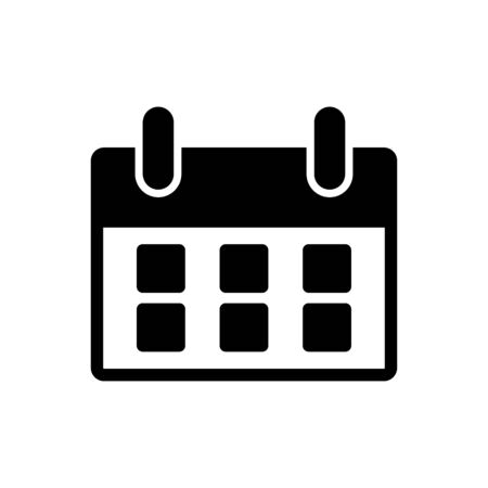 Calendar icon trendyのイラスト素材