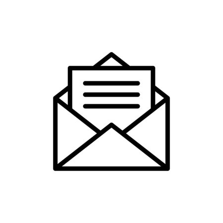 Envelope icon trendyのイラスト素材