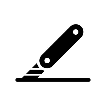 Cutter icon flat vector template design trendyのイラスト素材