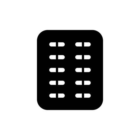 Pills icon flat vector template design trendyのイラスト素材