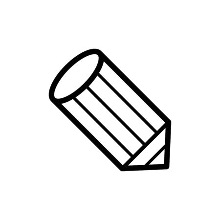 Pencil icon flat vector template design trendyのイラスト素材