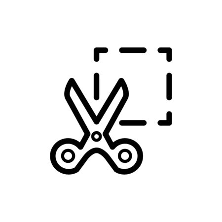 Scissors icon flat vector template design trendy