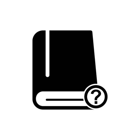 Book icon flat vector template design trendyのイラスト素材