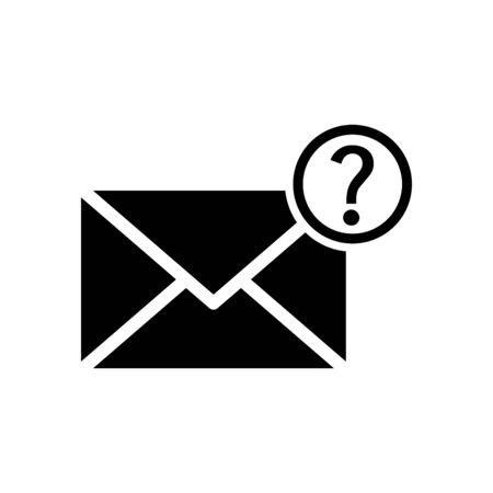 Envelope icon flat vector template design trendyのイラスト素材