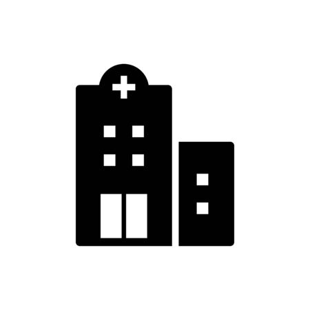 Hospital icon vector design trendyのイラスト素材