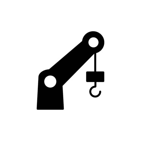 Crane icon flat vector template design trendyのイラスト素材