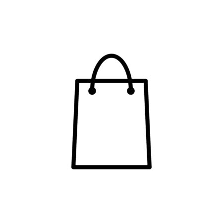 Shopping bag icon flat vector template design trendyのイラスト素材