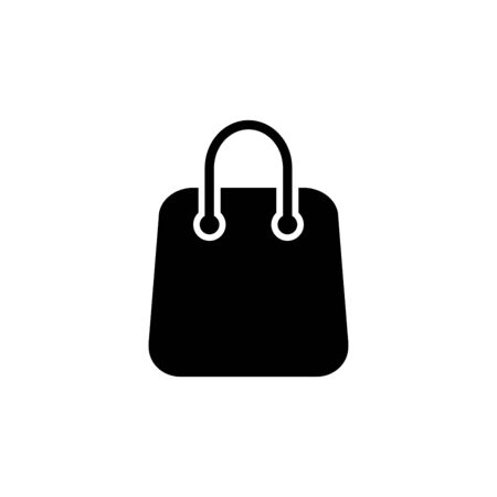 Shopping bag icon flat vector template design trendyのイラスト素材