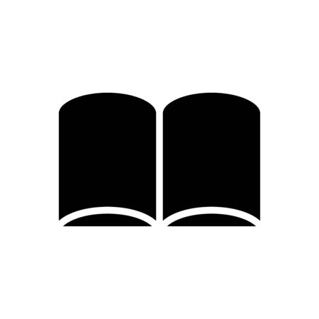 Book icon flat vector template design trendyのイラスト素材