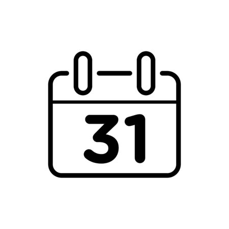 Calendar icon flat vector template design trendyのイラスト素材