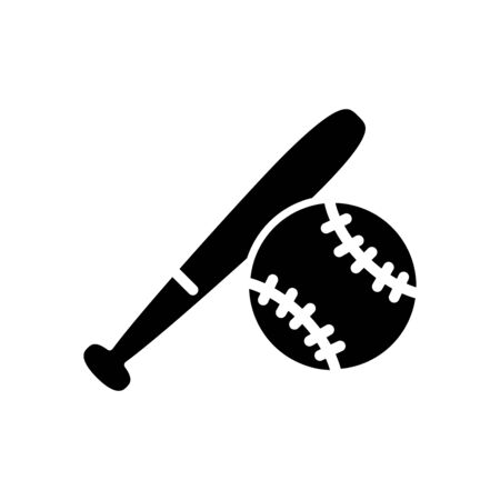 Baseball icon flat vector template design trendyのイラスト素材