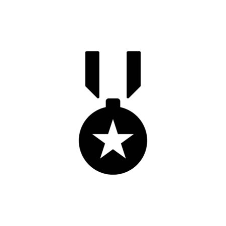 Medallion icon flat vector template design trendyのイラスト素材