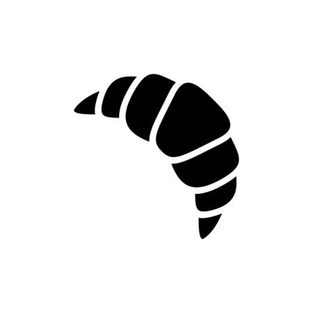 Croissant icon flat vector template design trendyのイラスト素材